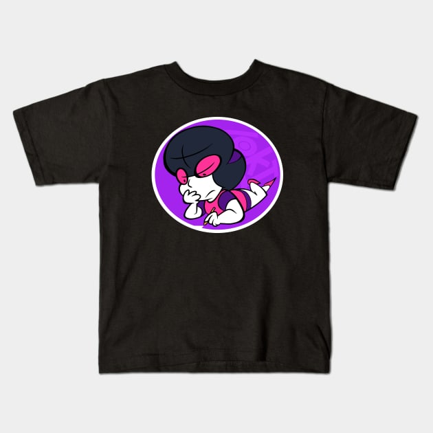 Bianca Doodling Kids T-Shirt by RebelTaxi